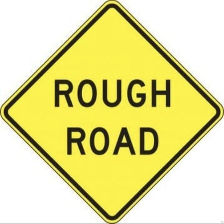 Accuform SURFACE  DRIVING CONDITIONS SIGN FRW444RA FRW444RA